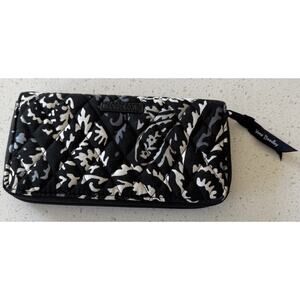 Vera Bradley Black and White Quilted Zip Wallet